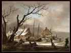 OS Jan van-Winter Landscape-????-Oil on panel, 27 x 35 cm-Private collection