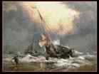 COOKE Edward William | English painter (b. 1811, London, d. 1880, Groombridge) | North Sea Breeze on Dutch Coast | 1855 | Oil on canvas, 107 x 168 cm | National Maritime Museum, Greenwich