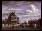 RUISDAEL Jacob Isaackszon van | Dutch painter (b. ca. 1628, Haarlem, d. 1682, Amsterdam) |The Dam Square in Amsterdam | c.1670 | Oil on canvas, 52 x 65 cm | Staatliche Museen, Berlin 