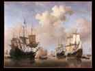 VELDE Willem van de, the Younger | Dutch painter (b. 1633, Leiden, d. 1707, London) | Calm: Dutch Ships Coming to Anchor | 1665-70 | Oil on canvas, 169 x 233 cm | Wallace Collection, London
