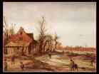 VELDE Esaias van de | Dutch painter (b. 1587, Amsterdam, d. 1630, Den Haag) | Winter Landscape | 1623 | Oil on wood, 25,9 x 30,4 cm | National Gallery, London