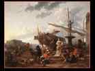 BERCHEM Nicolaes Dutch painter | (b. 1620, Haarlem, d. 1683, Amsterdam) | A Southern Harbour Scene | 1657-59 | Oil on canvas, 83 x 104 cm | Wallace Collection, London