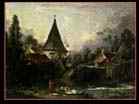 BOUCHER, Franois | (b. 1703, Paris, d. 1770, Paris) | Landscape near Beauvais | 1740-42 | Oil on canvas, 49 x 58 cm | The Hermitage, St. Petersburg