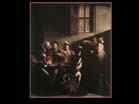 CARAVAGGIO | (b. 1571, Caravaggio, d. 1610, Porto Ercole) | The Calling of Saint Matthew | 1599-1600 | Oil on canvas, 322 x 340 cm | Contarelli Chapel, San Luigi dei Francesi, Rome