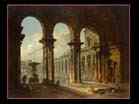 ROBERT Hubert | French painter (b. 1733, Paris, d. 1808, Paris) | Ancient Ruins Used as Public Baths | 1798 | Oil on canvas, 133 x 194 cm | The Hermitage, St. Petersburg