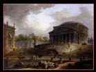 ROBERT Hubert | French painter (b. 1733, Paris, d. 1808, Paris) | View of Ripetta | 1766 | Oil on canvas, 119 x 145 cm | cole Nationale Suprieure des Beaux-Arts, Paris